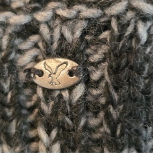 American Eagle Jegging Wool Mohair Sweater Fair‎ Isle Winter Multicolor Medium - Picture 11 of 15